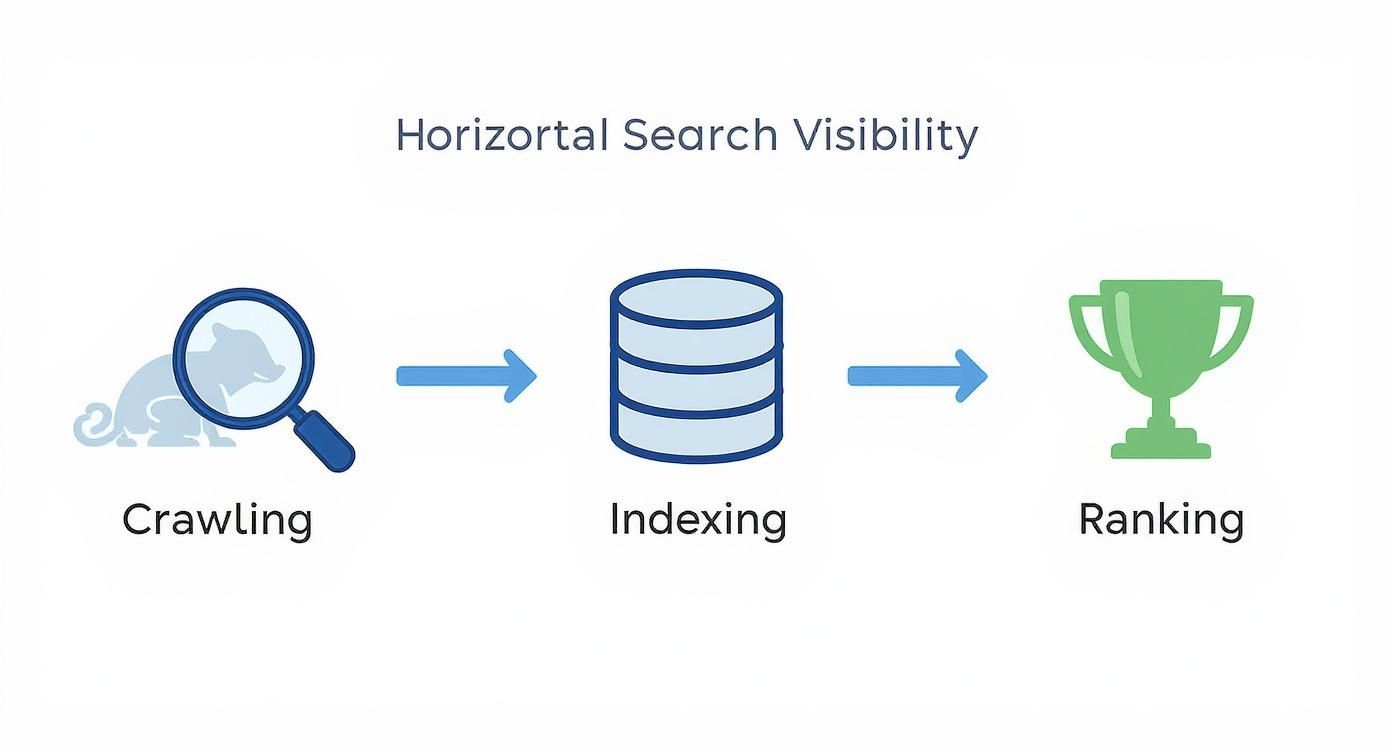 Infographic about what is search engine indexing