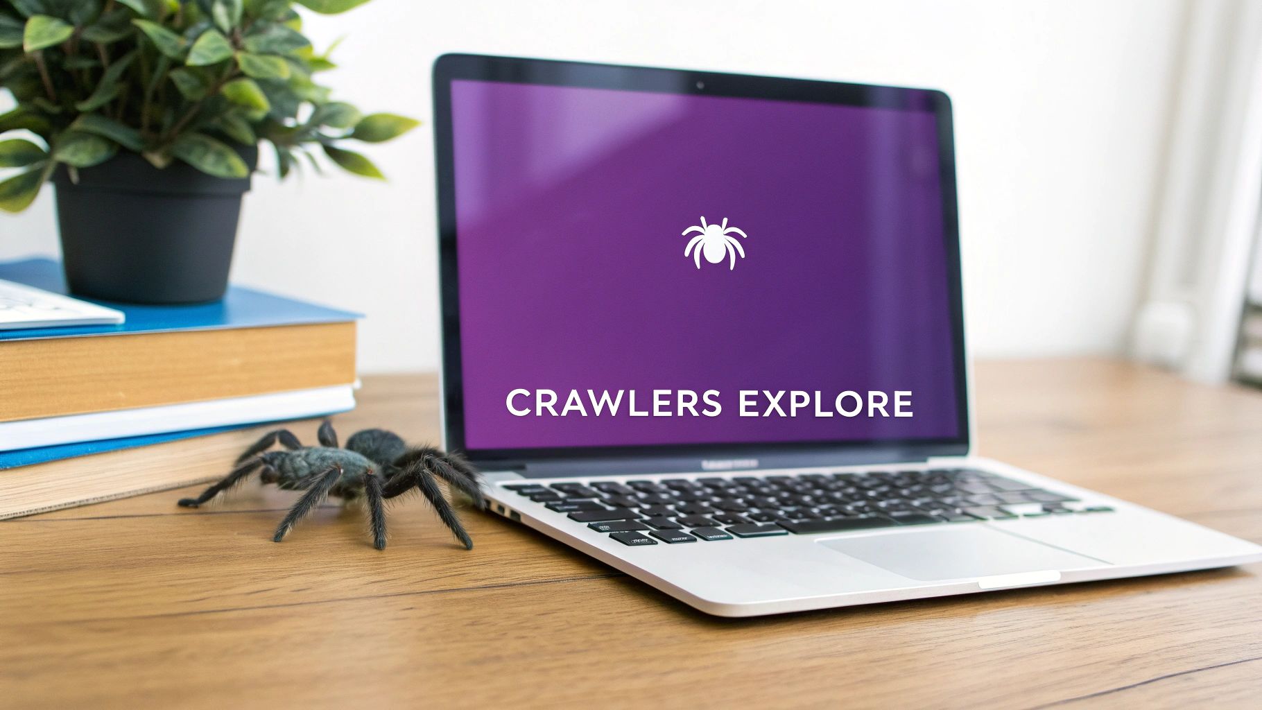 Screenshot showing the process of crawling, indexing, and serving search results.