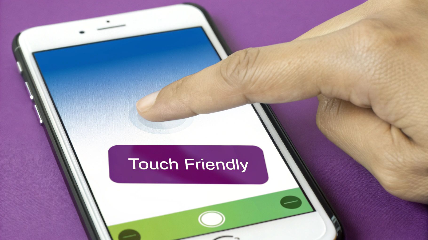 Touch-Friendly Interface Design