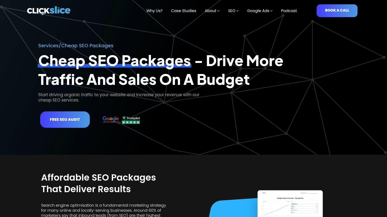 ClickSlice (UK SEO Agency with SMB-friendly Packages)