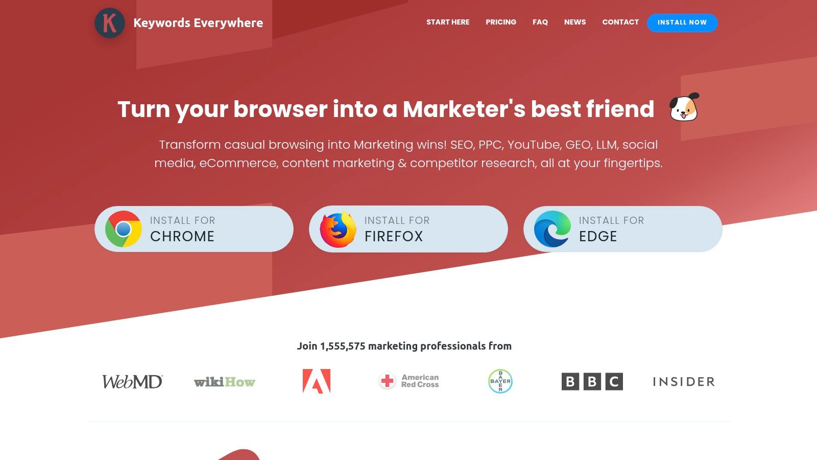 Keywords Everywhere (browser extension)