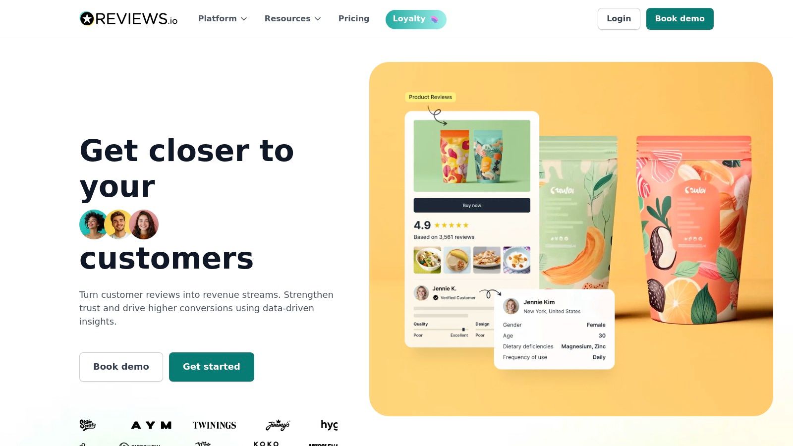 The AI-powered review reply generator in REVIEWS.io