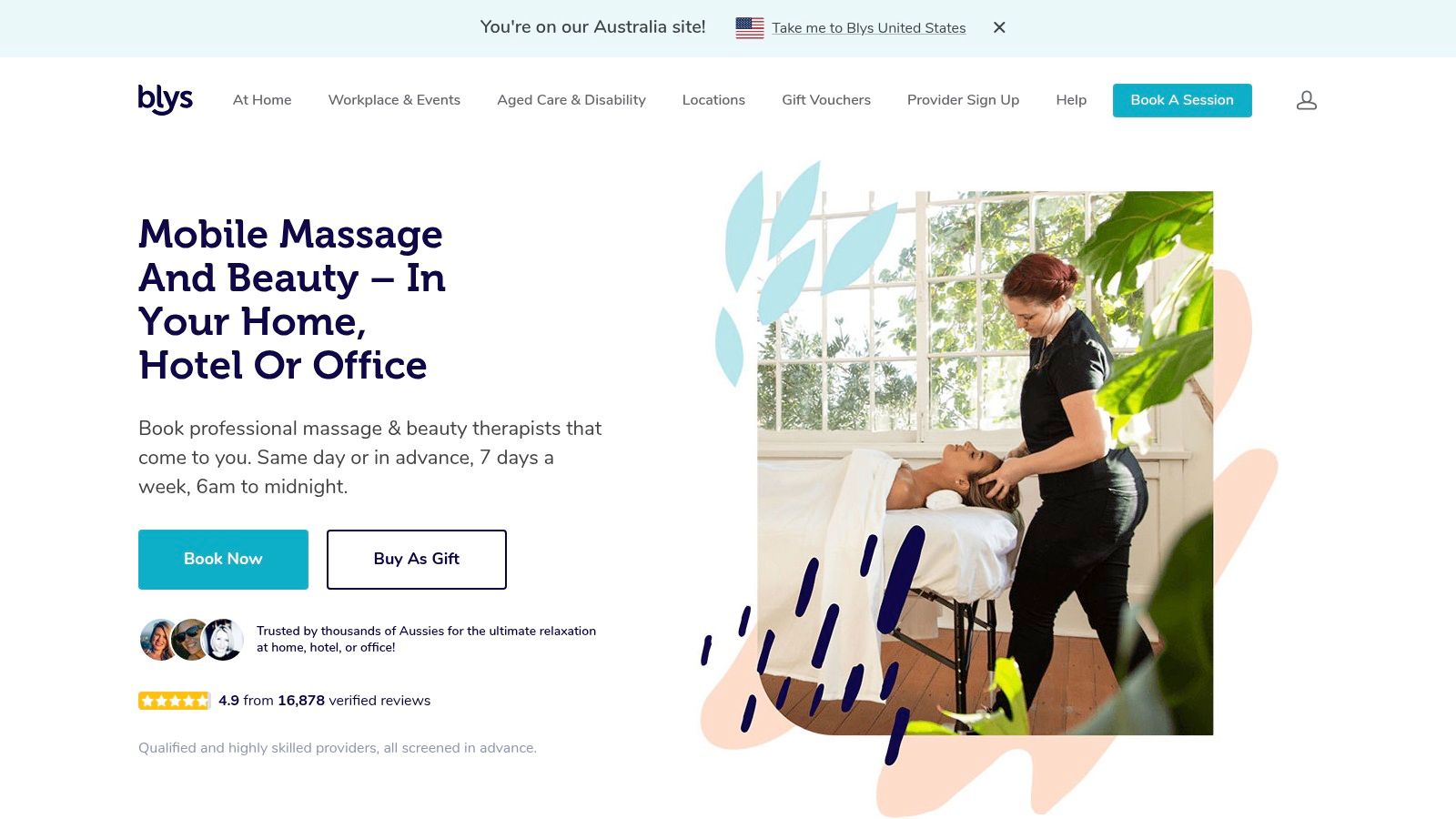 Blys – Mobile Massage