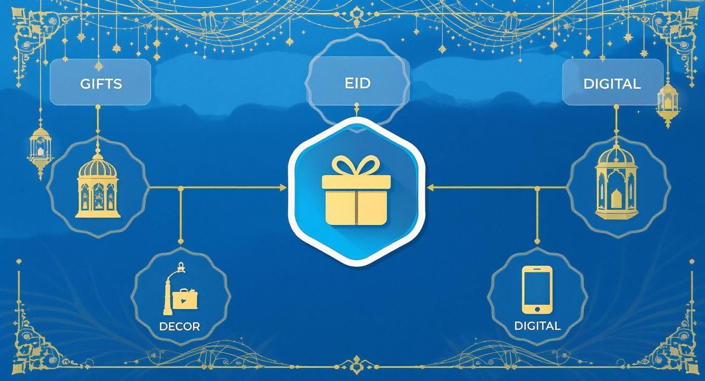 Infographic about eid mubarak stickers