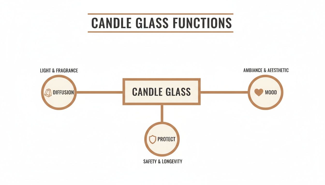 Infographic about candle holder glass