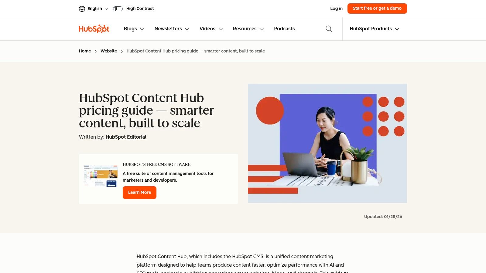 HubSpot Content Hub (formerly CMS Hub)