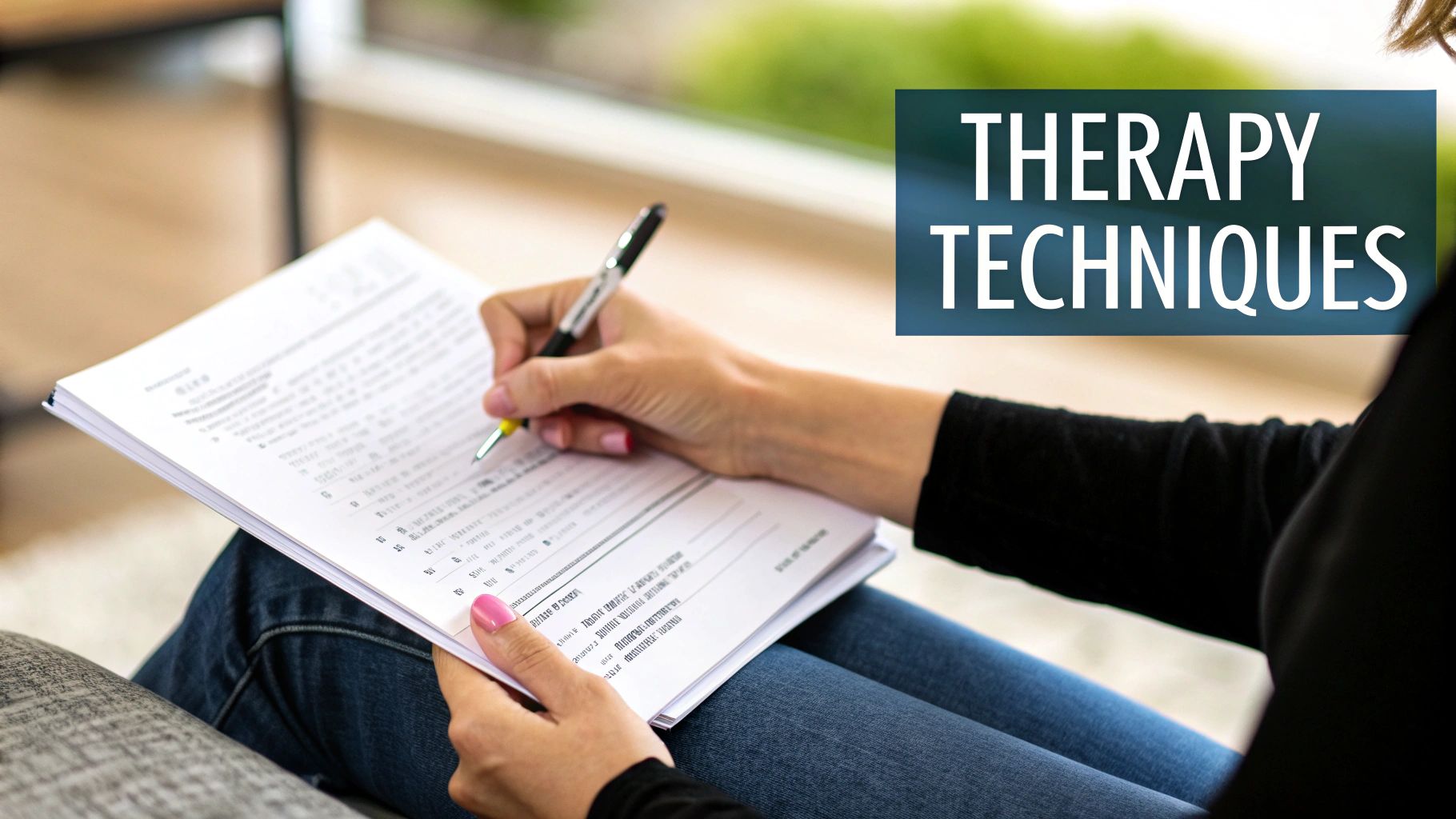 A close-up shot of a person writing in a journal, symbolising the process of creating solutions.