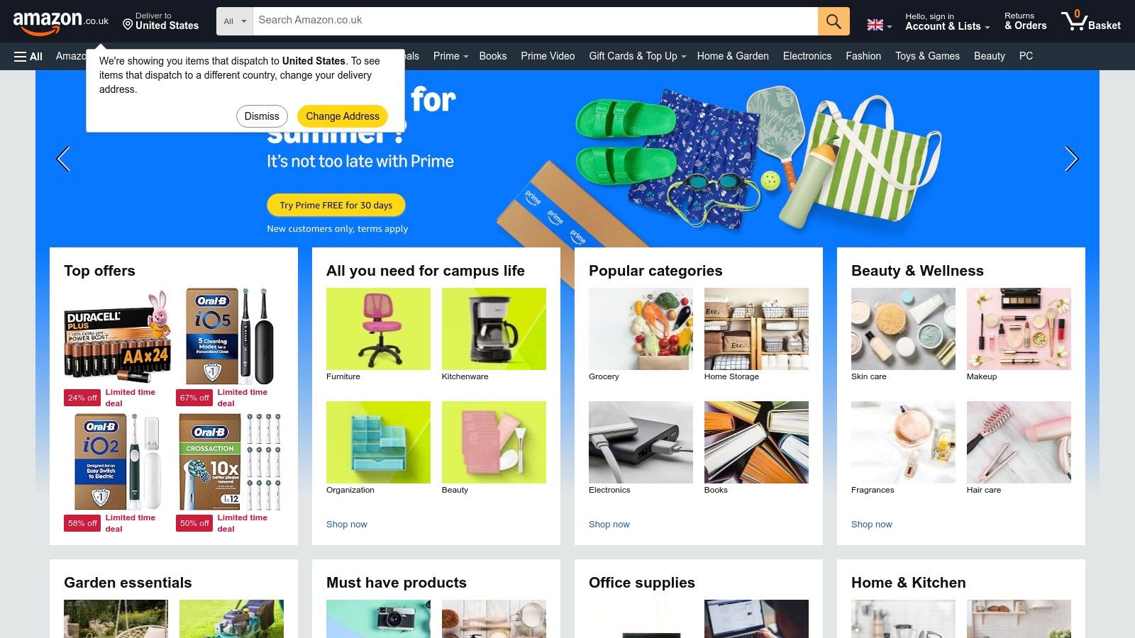 Amazon UK (Books and Kindle Store)