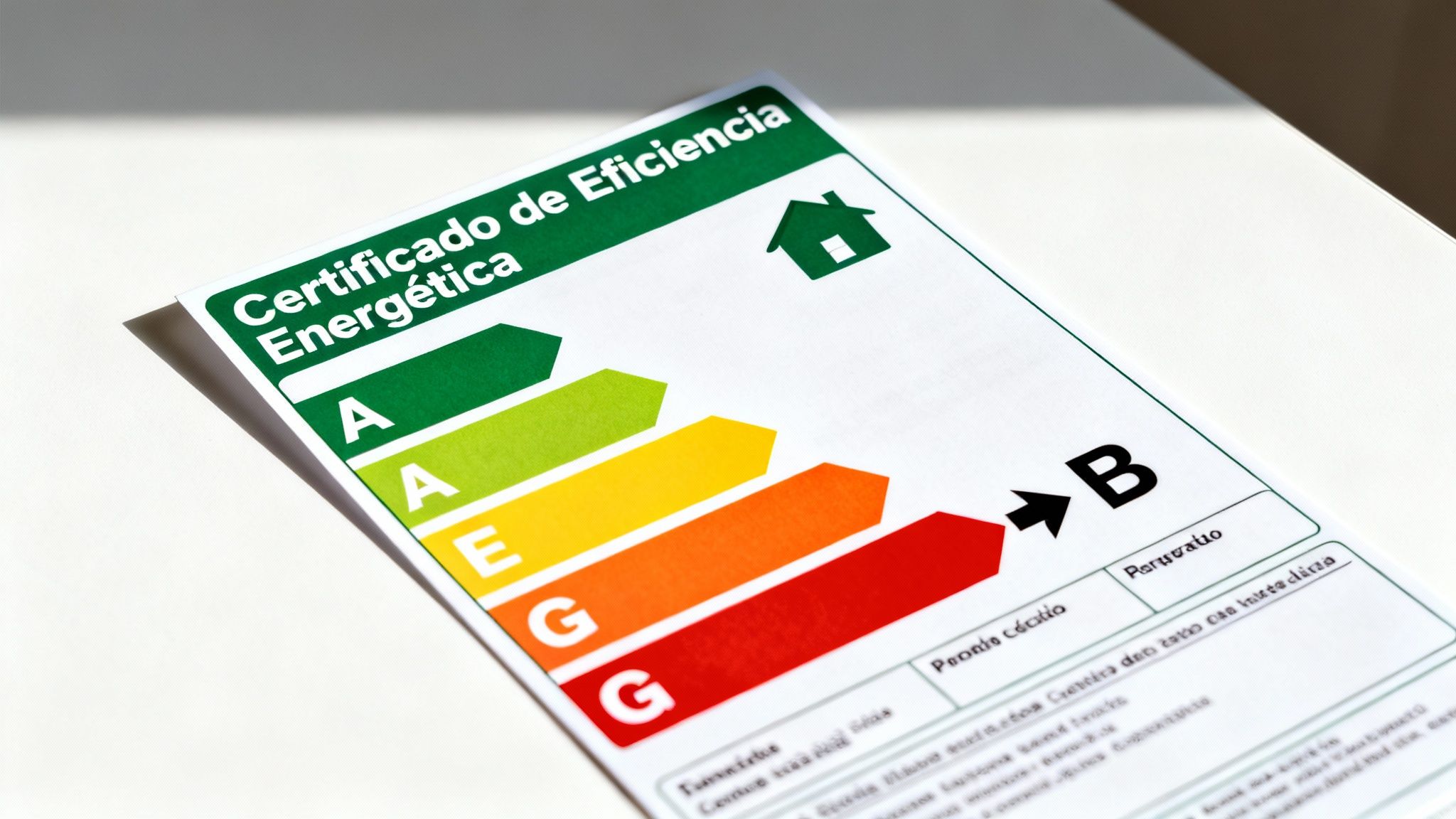 Nota Simple informativa junto a unas llaves, una lupa y un plano de una casa, simbolizando la verificación de datos del inmueble.