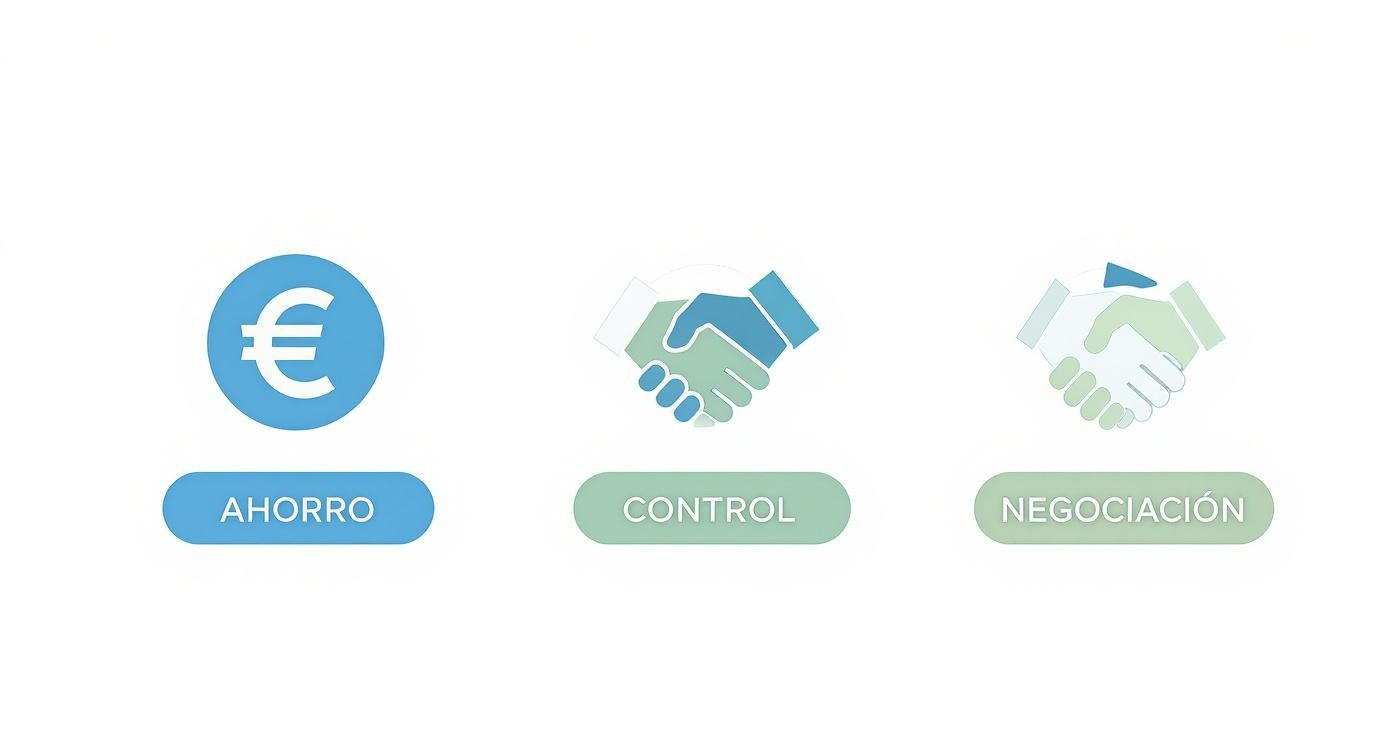 Tres pilares clave para vender piso sin inmobiliaria: ahorro económico, control del proceso y negociación directa