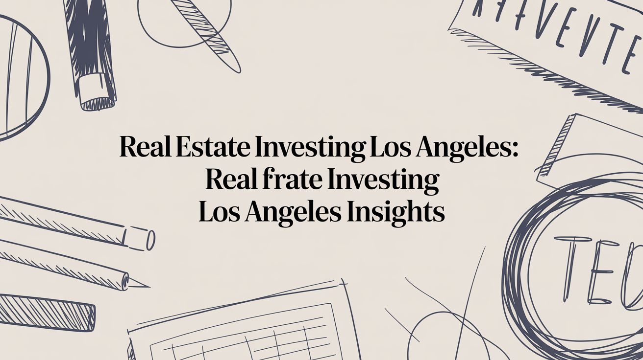Real Estate Investing Los Angeles: Expert Insights from Richard Maize