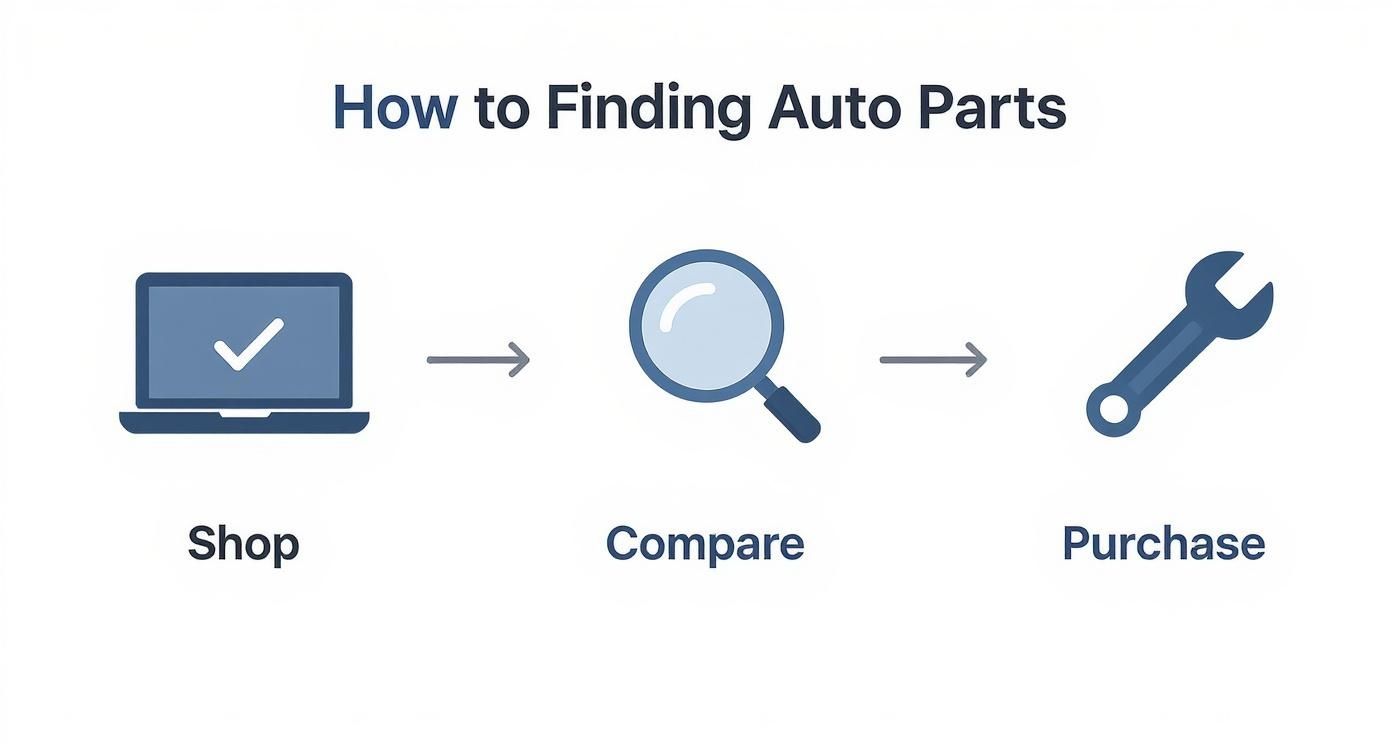 Infographic about best online auto parts retailer