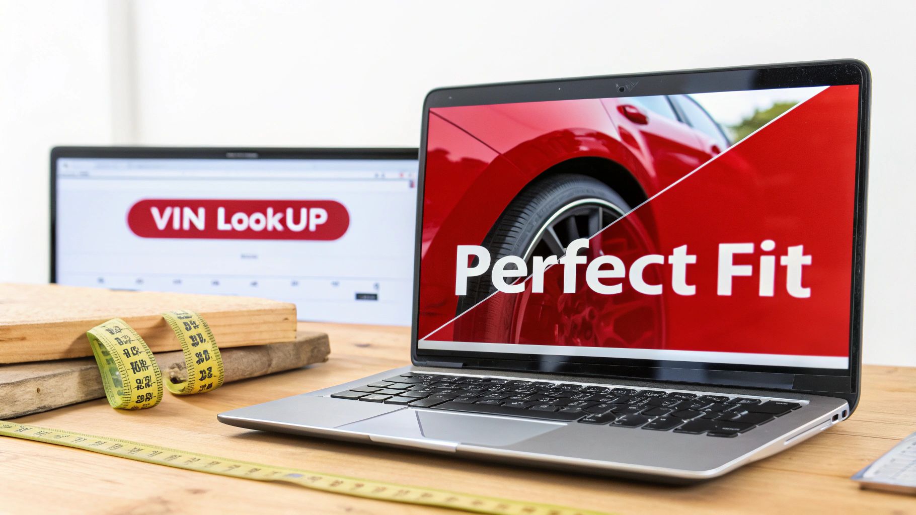 A person holding a new car part, comparing it to the old one against the backdrop of an open car hood