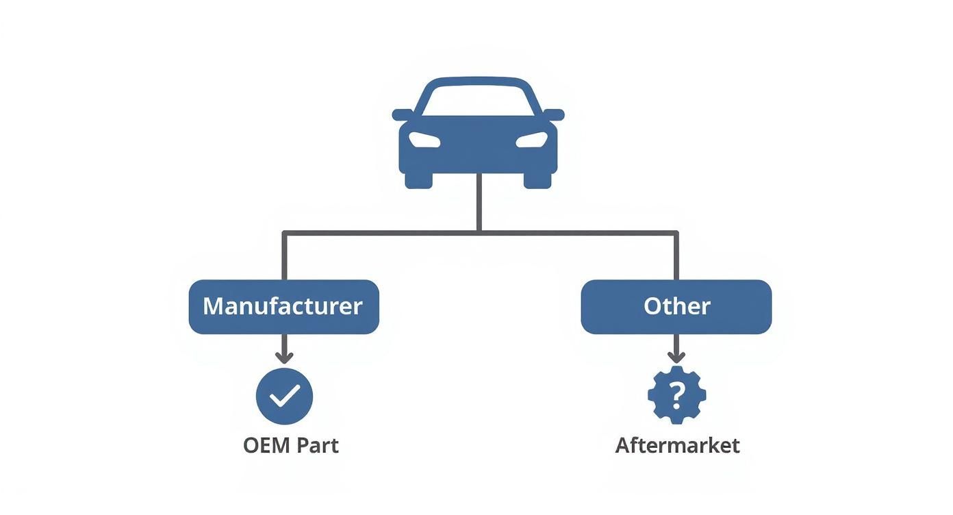Infographic about oem replacement parts