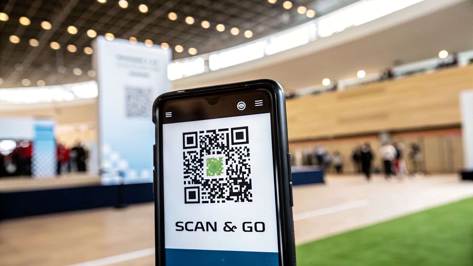Screenshot from https://www.qr-code-generator.com showing a QR code customization interface.