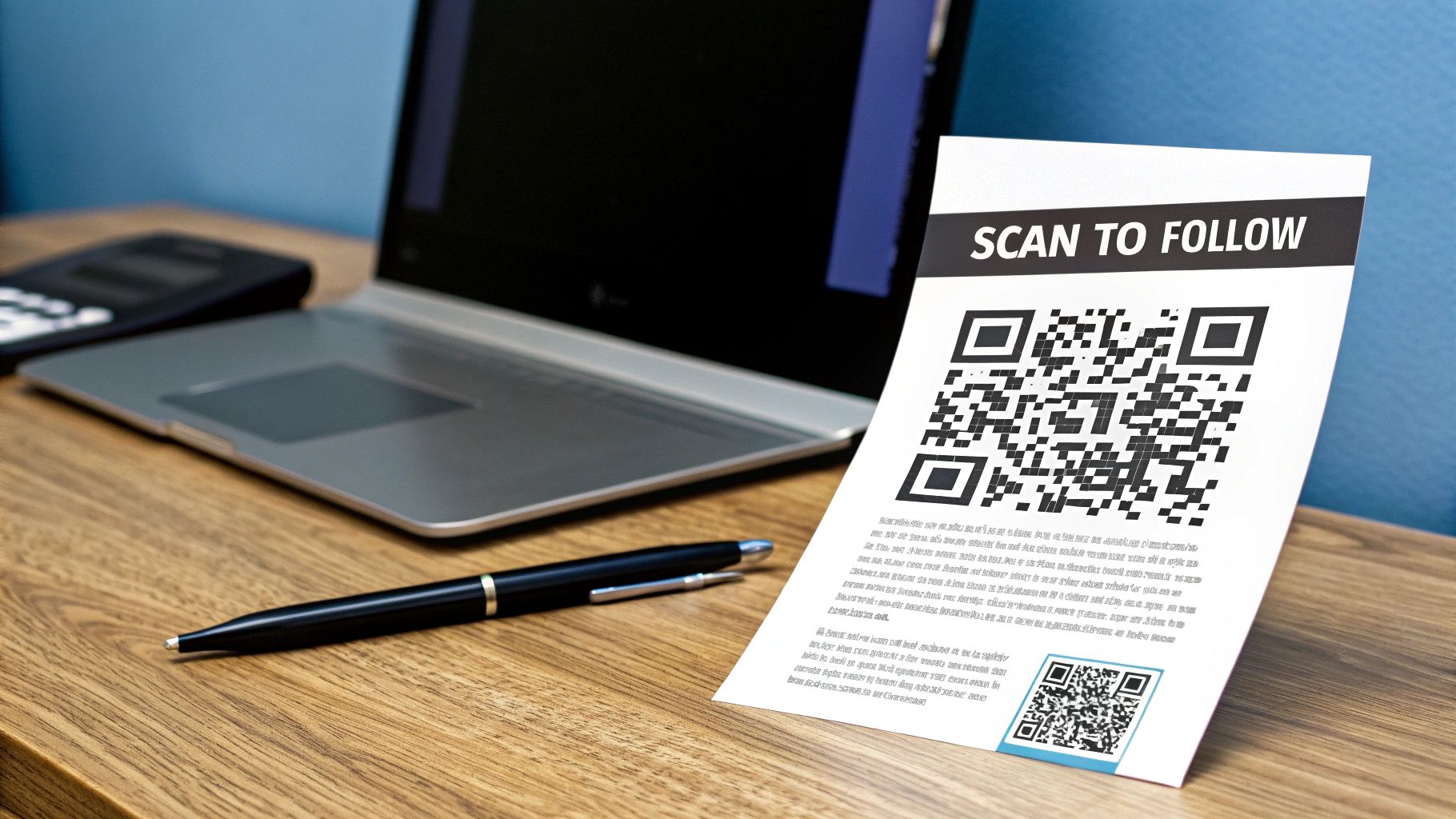 A clothing tag with a QR code next to it, implying a link to styling videos.