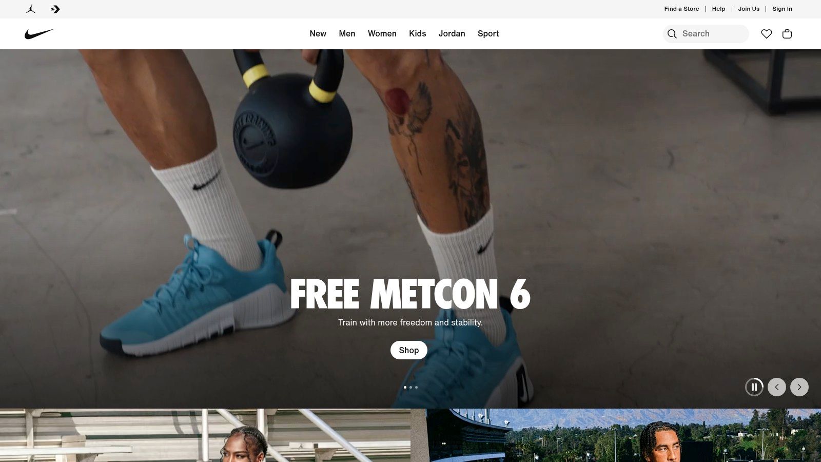 A QR code on a Nike product tag