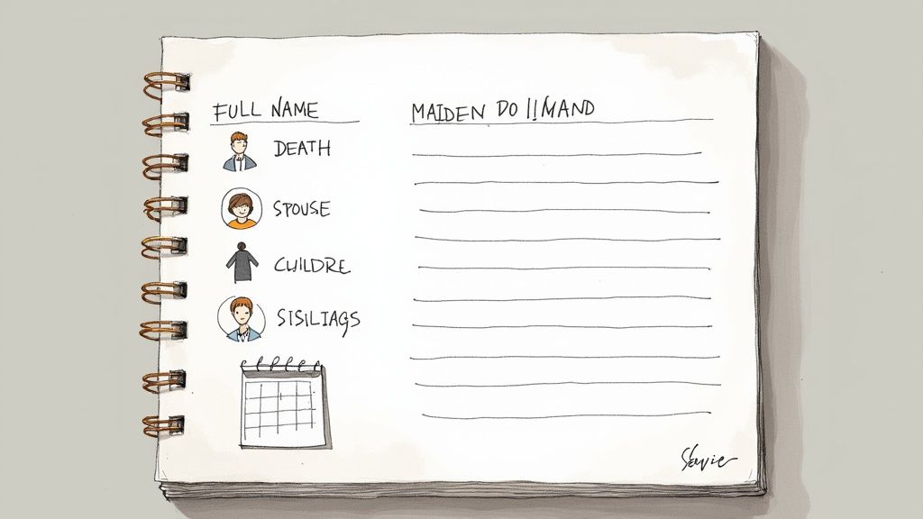 A checklist and pen on a wooden table, suggesting organization.