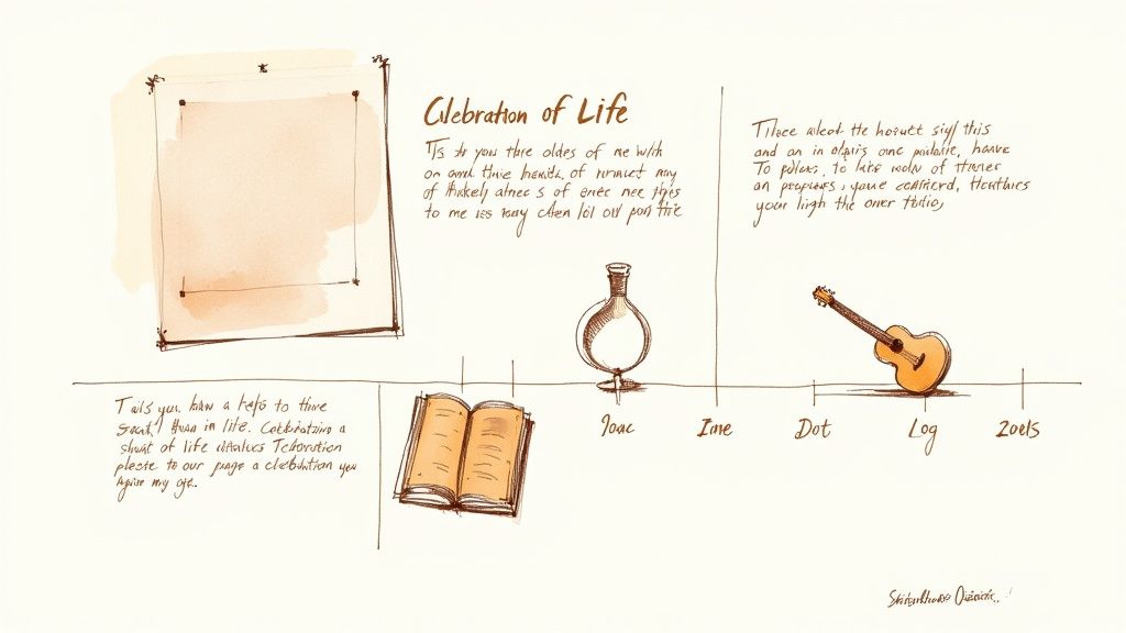 Celebration of Life Program Template