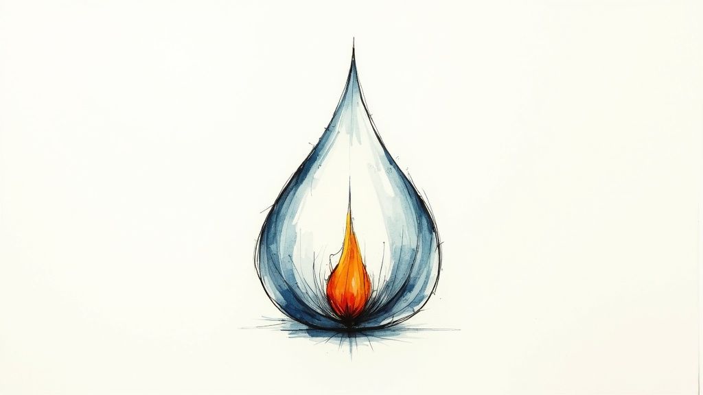 Top-Rated Funeral Home in Texas Offering Private Luxury Cremation Services A serene image showing clear water and green leaves, symbolizing the natural process of water cremation.