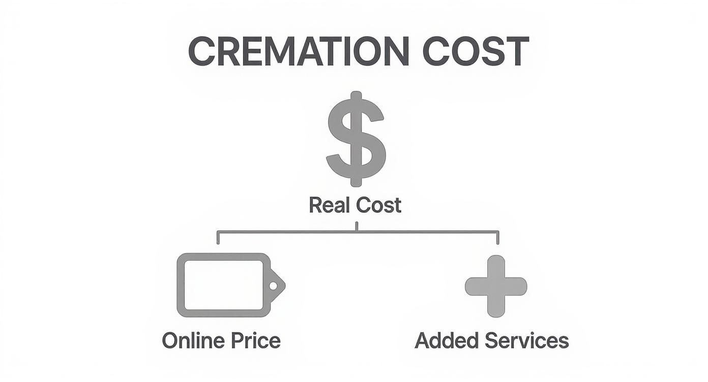 Understanding the True Cost to Be Cremated in Texas Infographic about cost to be cremated