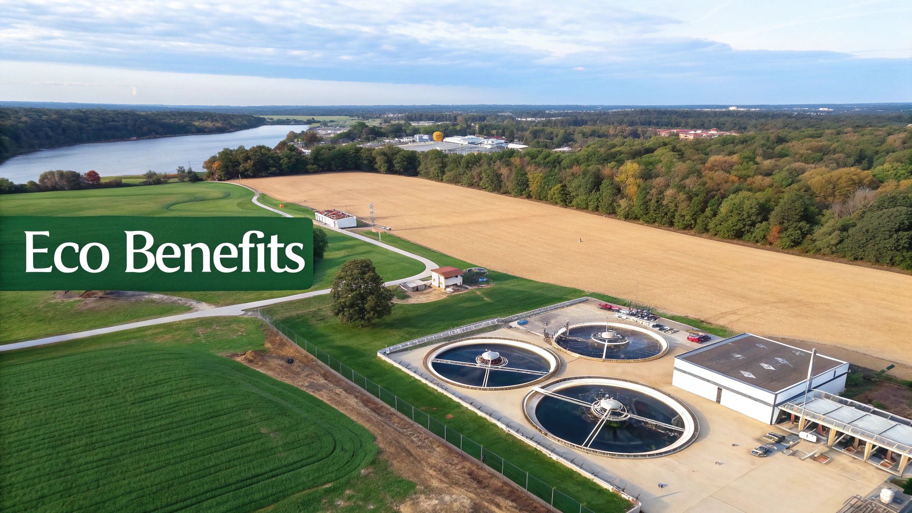 A serene image of a hand holding a small green sprout, symbolizing new life and environmental responsibility.