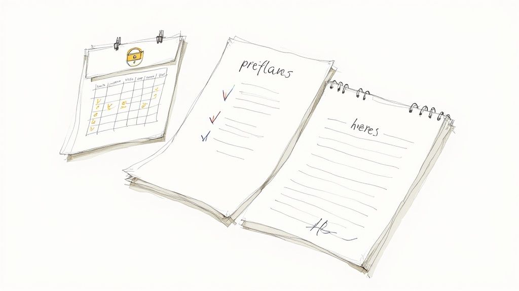 A person signing important end-of-life planning documents.