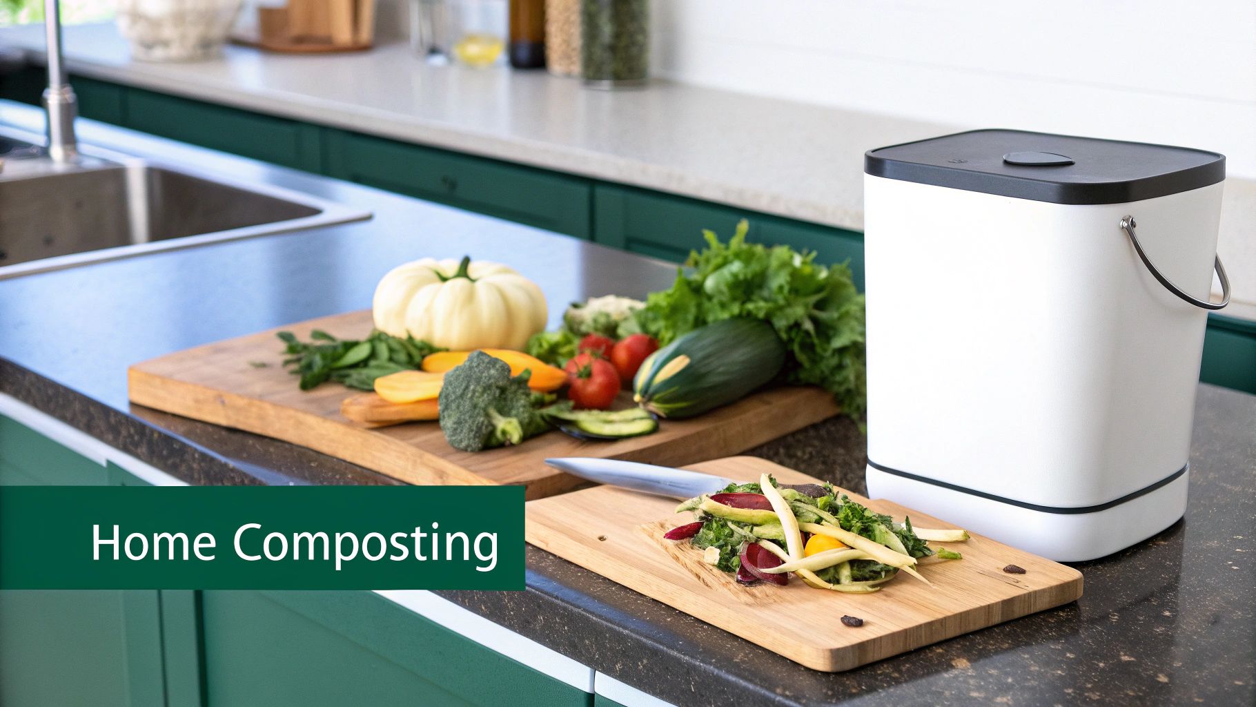 A stylized map of the United States with certain states highlighted in green, indicating where natural organic reduction is legal.