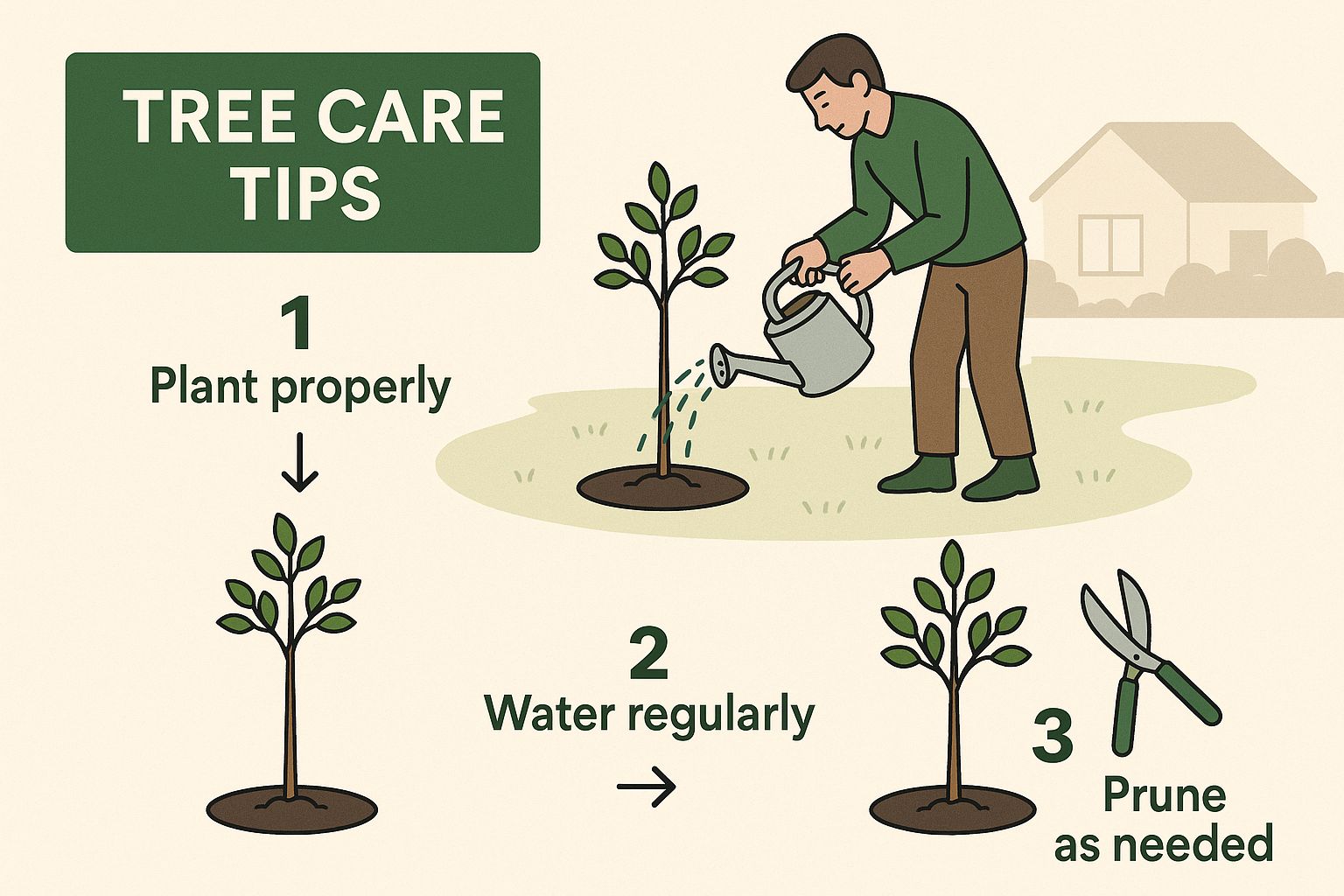 Infographic about plant a tree in memory