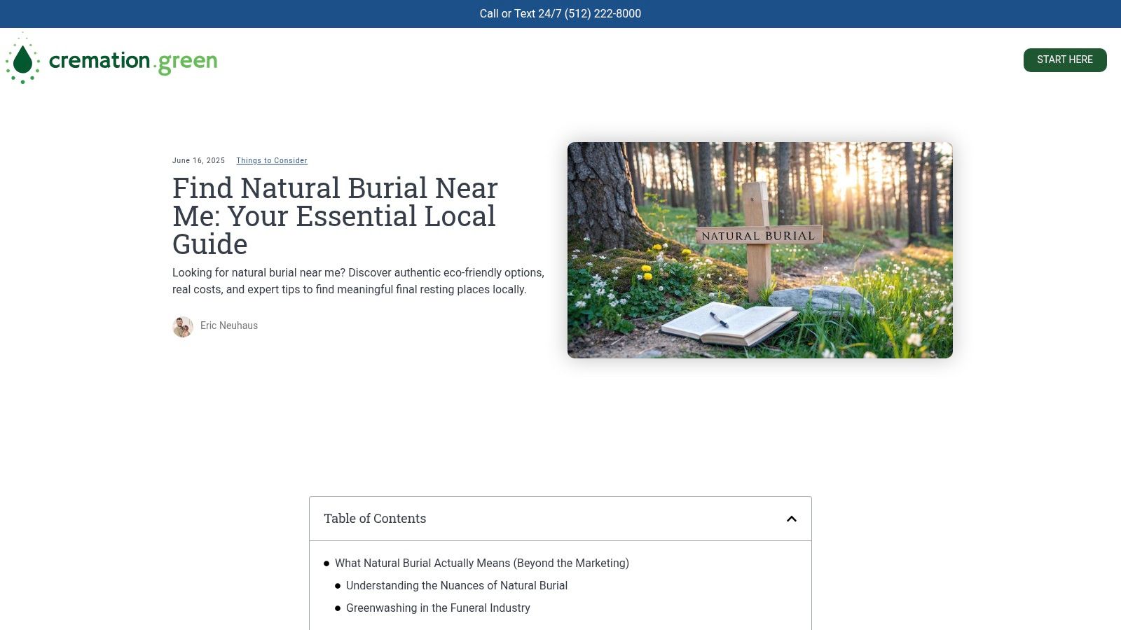 Find Natural Burial Near Me: Your Essential Local Guide