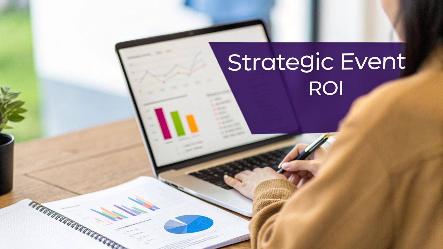 A group of professionals collaborating around a table, illustrating strategic event planning.