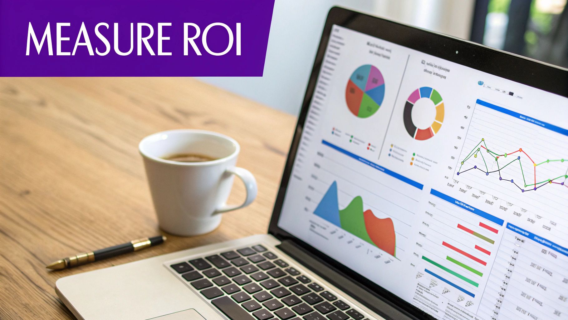 A person following a glowing path through different stages labeled awareness, consideration, and decision.