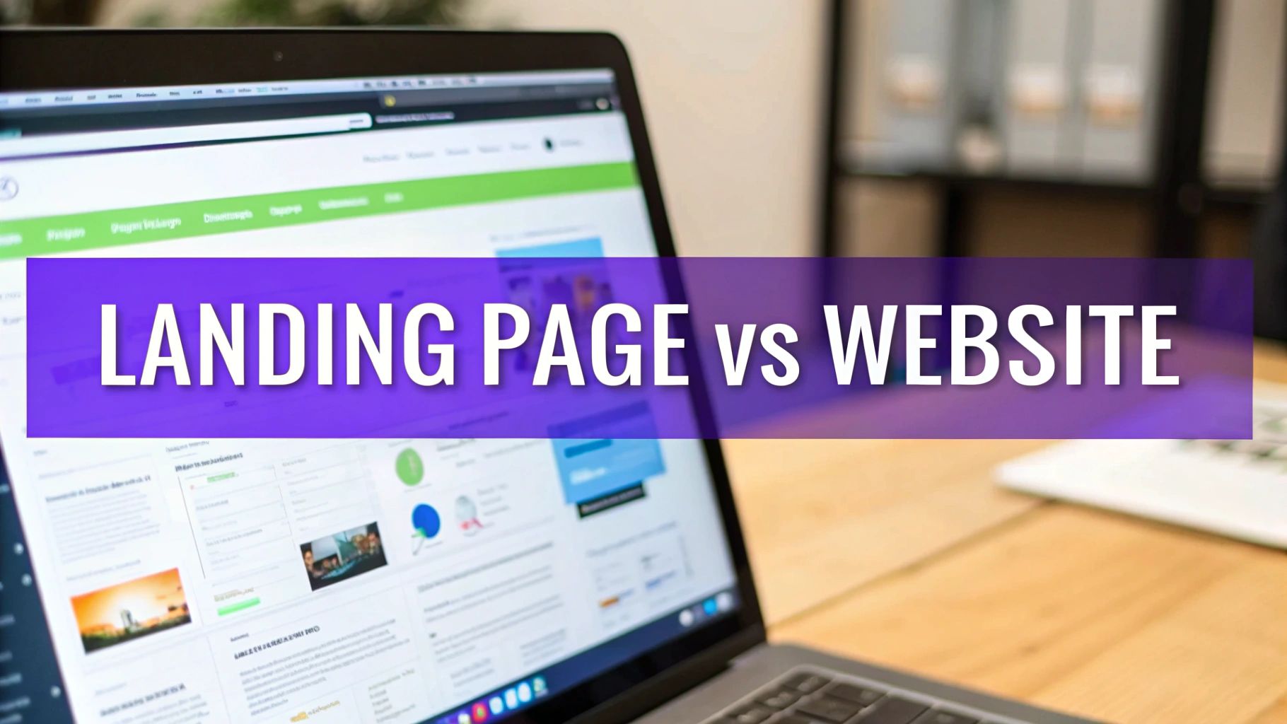 Guide: landingpage vs website Which Should You Use?