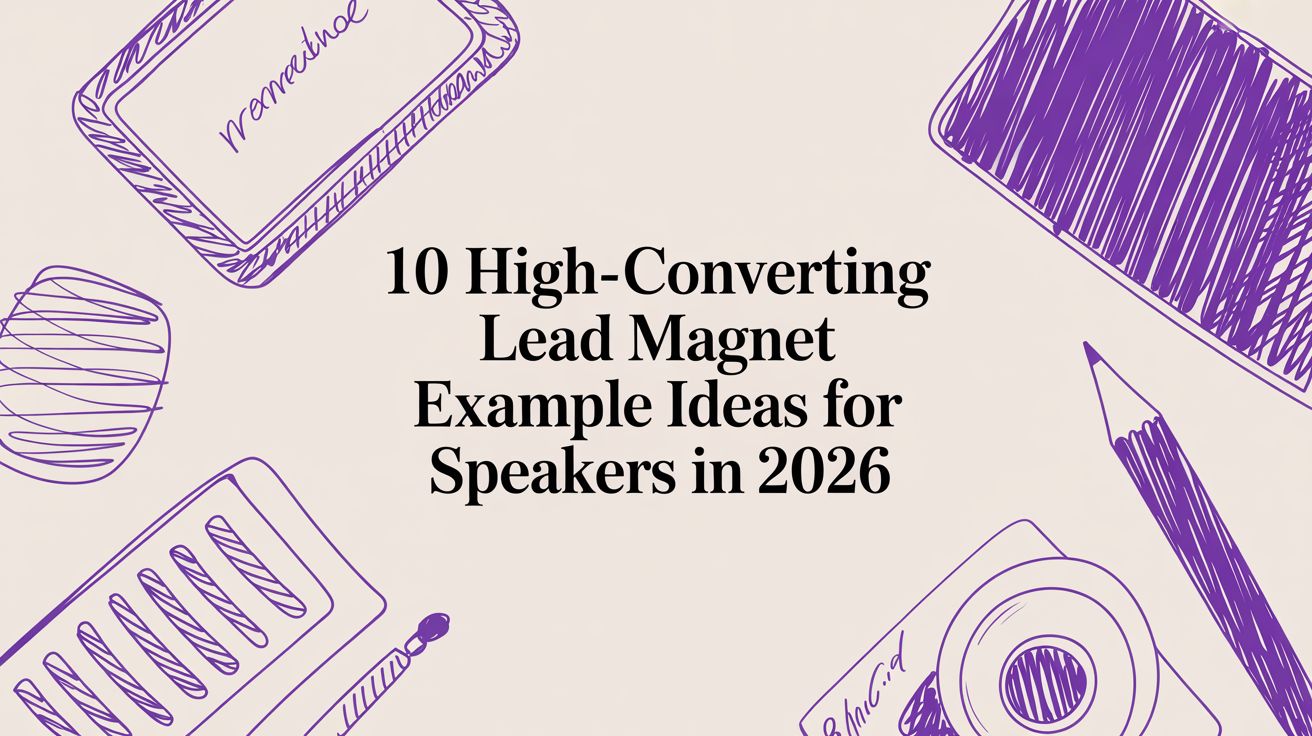 10 High-Converting Lead Magnet Example Ideas for Speakers in 2026