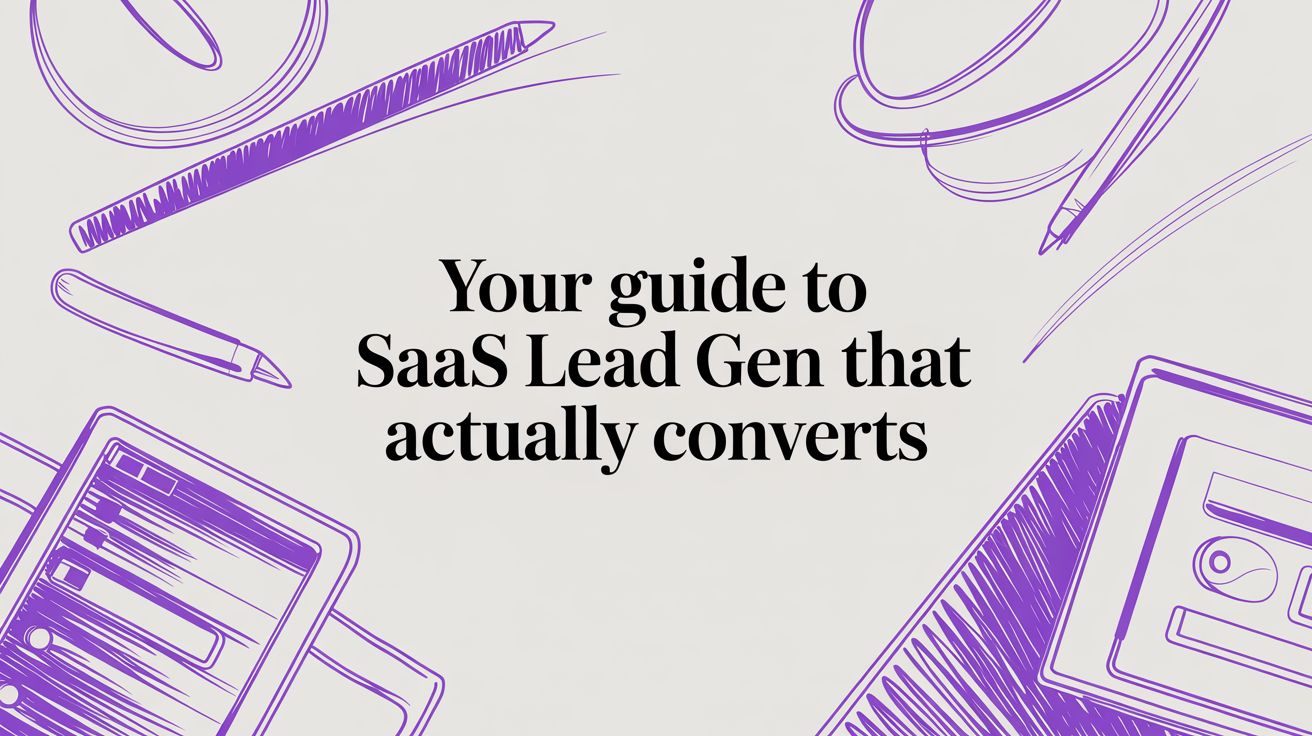 Your Guide to SaaS Lead Gen That Actually Converts