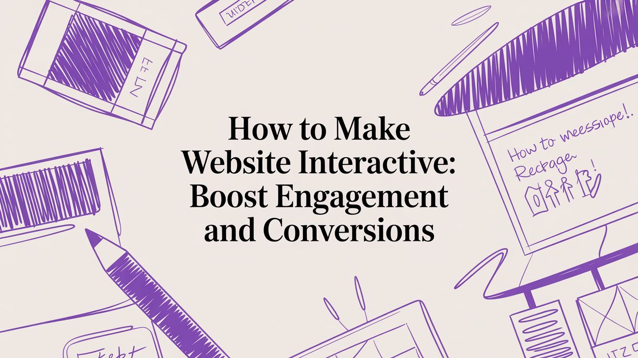 How to Make Website Interactive: Boost Engagement and Conversions