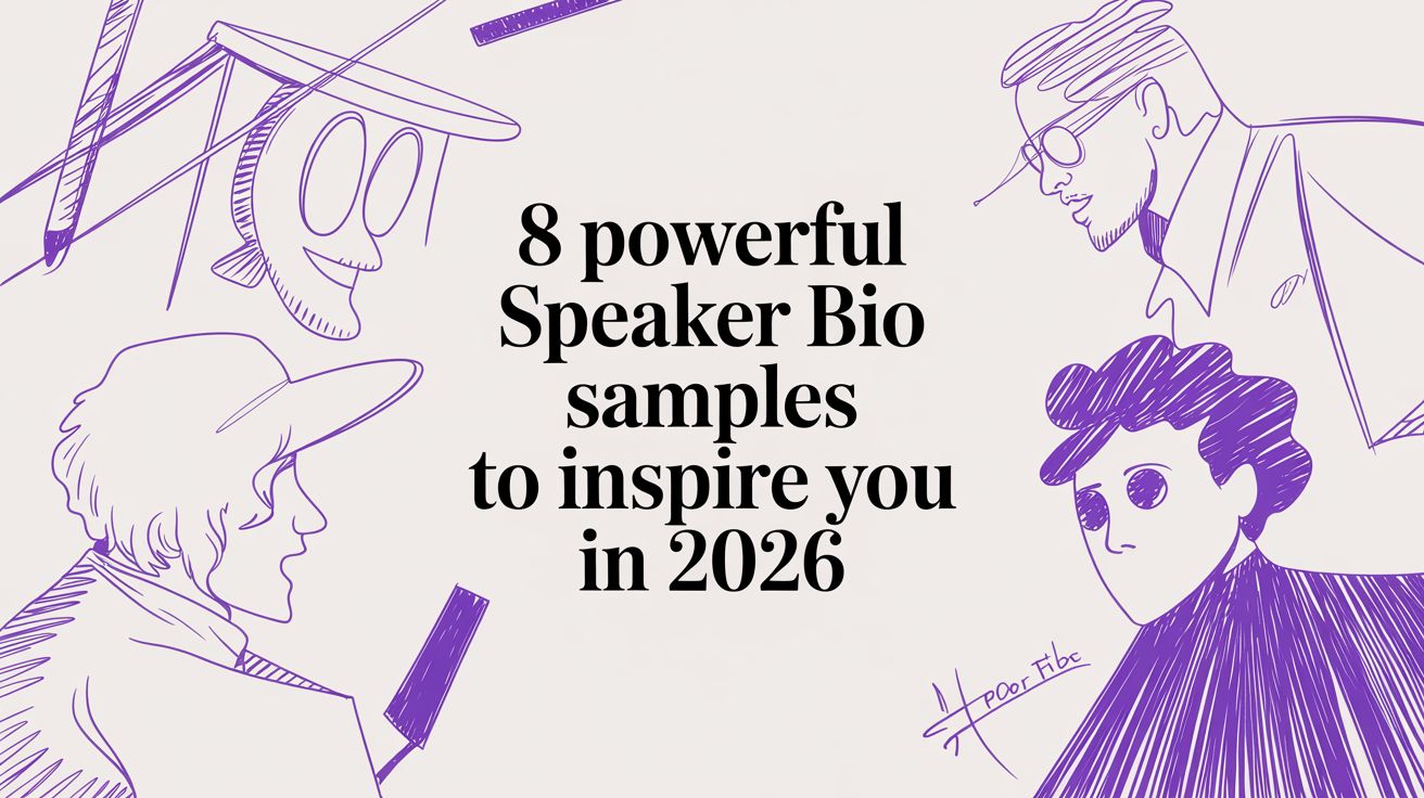 8 Powerful Speaker Bio Samples to Inspire You in 2026