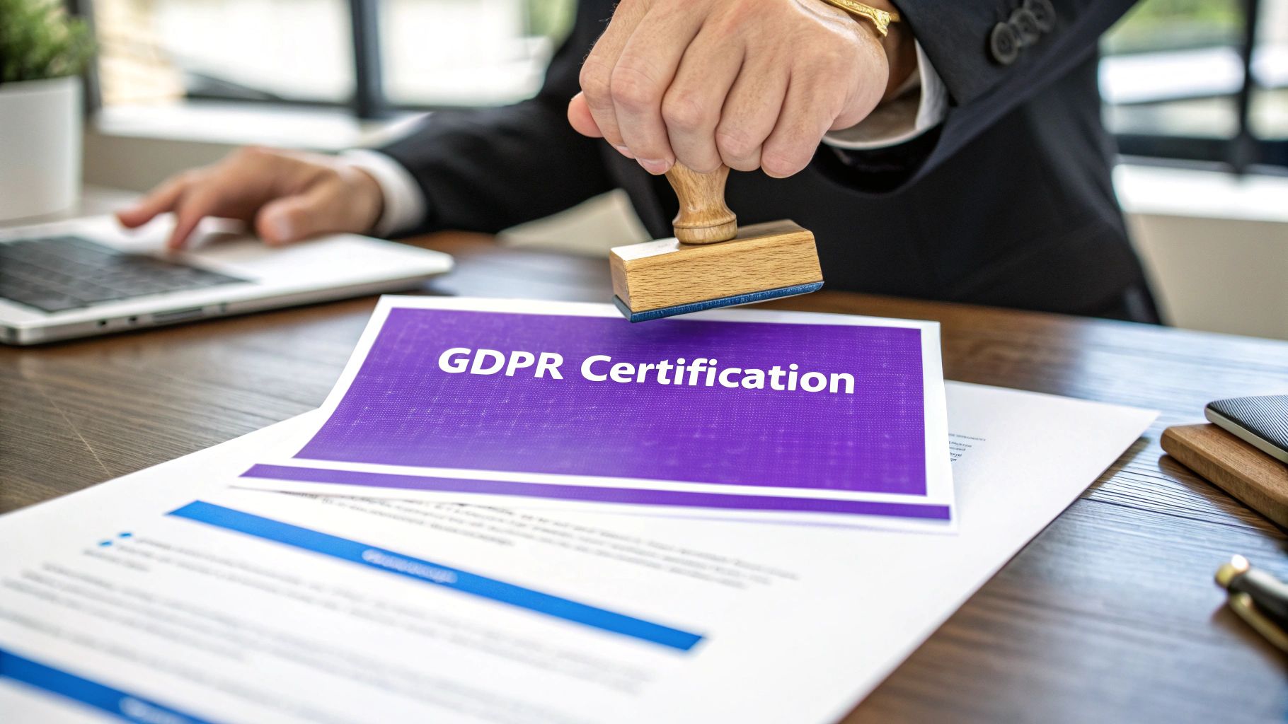 gdpr compliance certification: Earn official verification