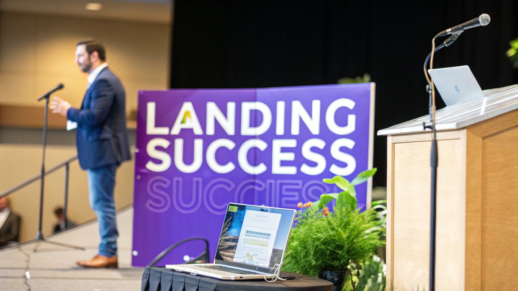 A Speaker's Guide to landing page for conversion