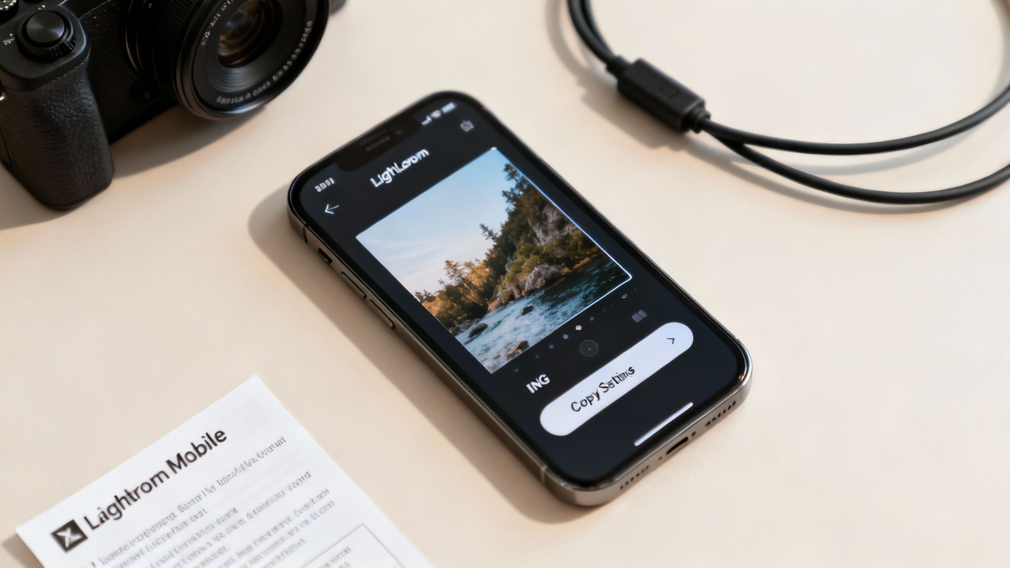 how to create preset in lightroom - A Beginner's Guide 3 Screenshot from https://expertphotography.com/wp-content/uploads/2022/07/how-to-use-lightroom-mobile-presets-save-dng.jpg