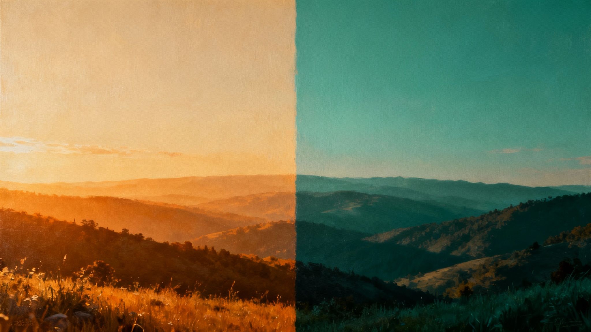 Master Color Grading in Lightroom: Achieve Stunning Edits 1 A vibrant, professionally color-graded landscape photo showing dramatic skies and rich earth tones