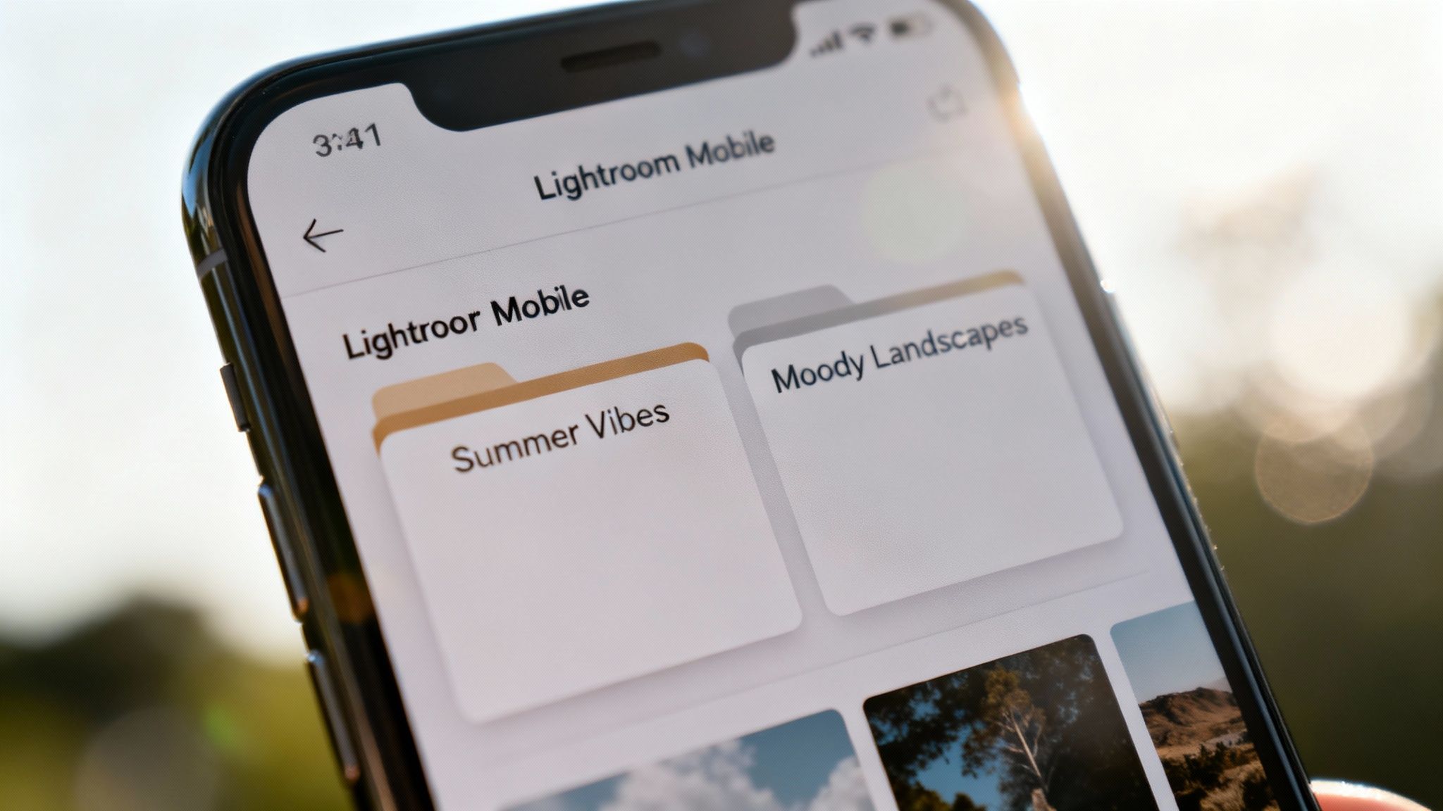 how to add presets in lightroom mobile: Quick pro edits 4 A person looking at their phone with a confused expression, symbolizing a tech problem.