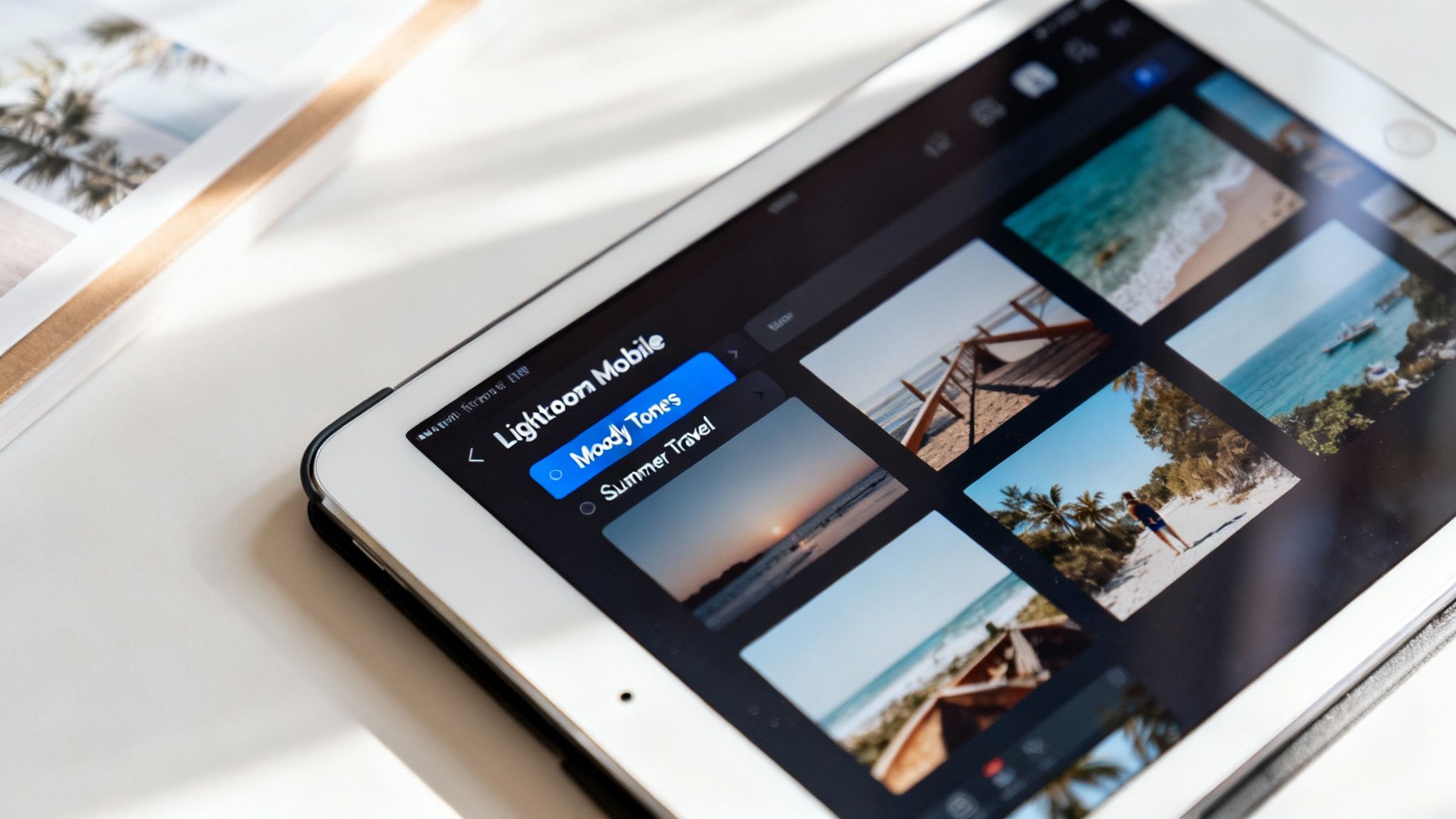 Best Presets for Lightroom Mobile to Elevate Your Photos 4 A person organizing folders on a mobile device, representing a clean Lightroom Mobile preset library.