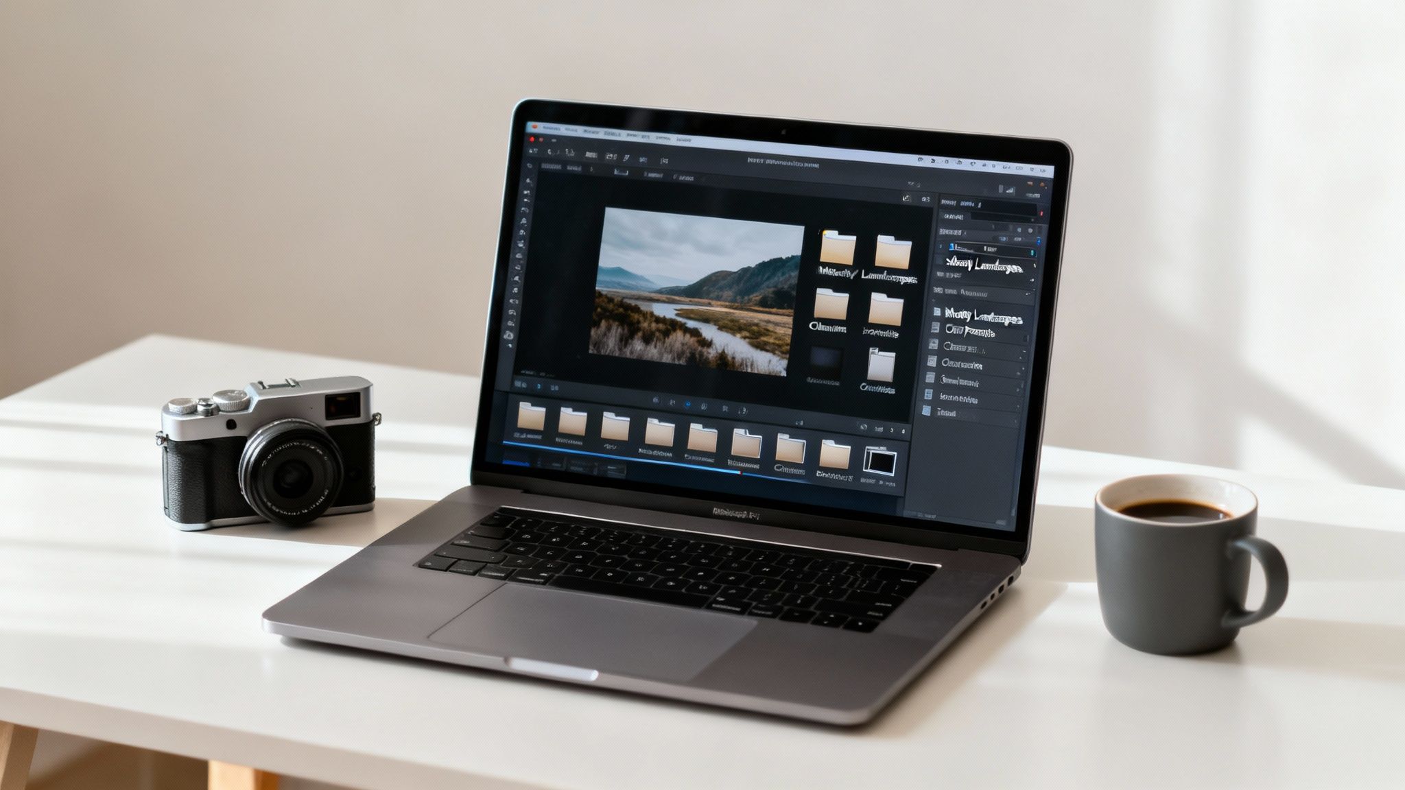 How to import presets lightroom: A Step-by-Step Guide 1 A split-screen image showing a landscape photo before and after a Lightroom preset is applied, demonstrating a dramatic visual improvement.