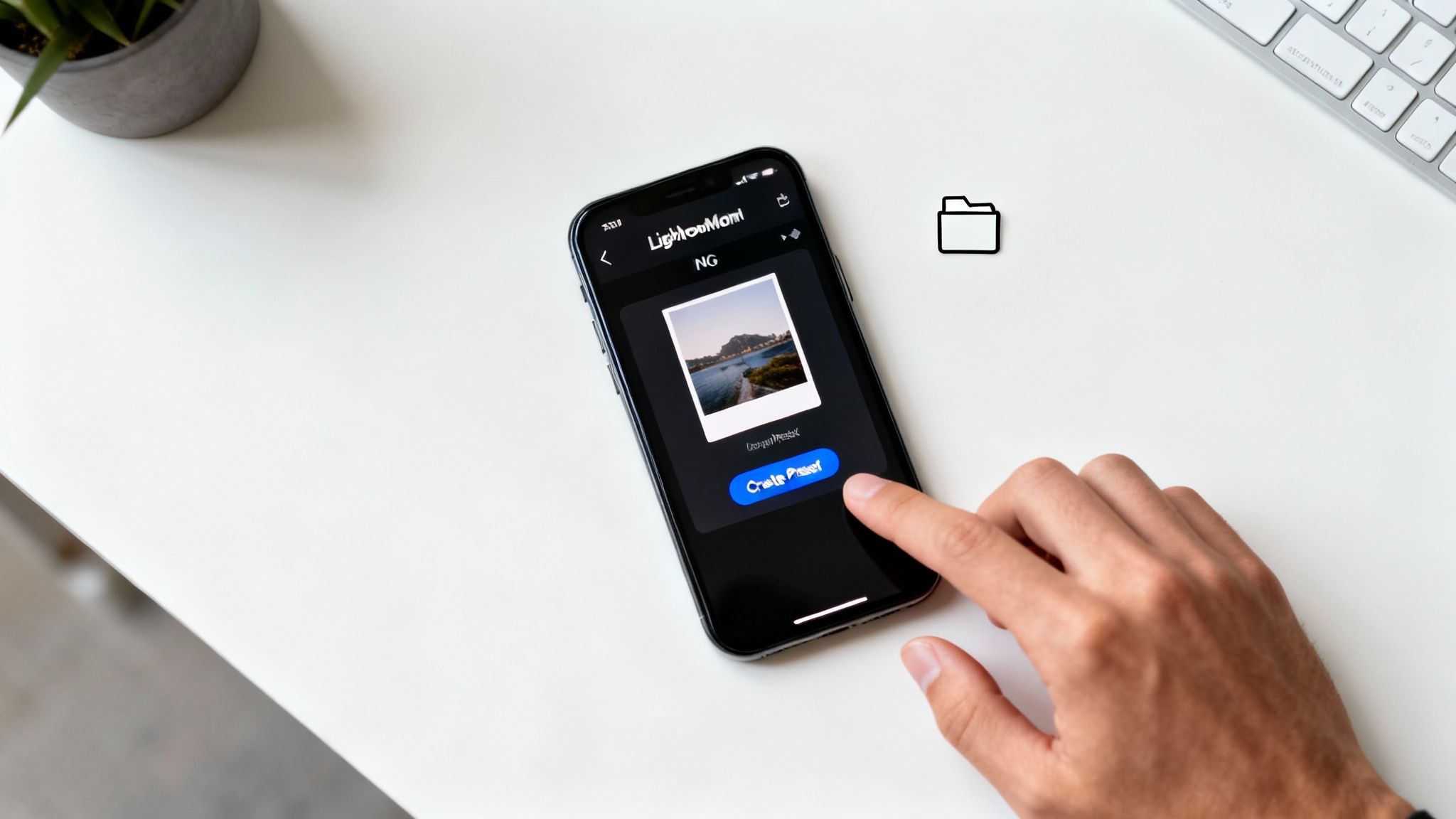 how to add presets in lightroom mobile: Quick pro edits 2 Woman editing photos on her laptop, demonstrating the desktop part of the syncing process.