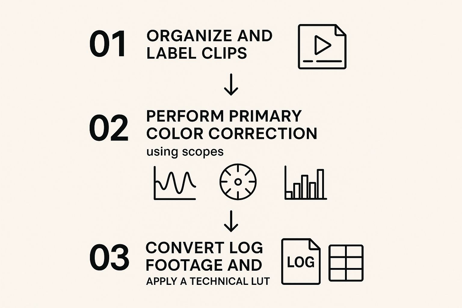 Mastering Color Grading Cinematic for Stunning Videos 2 Infographic about color grading cinematic