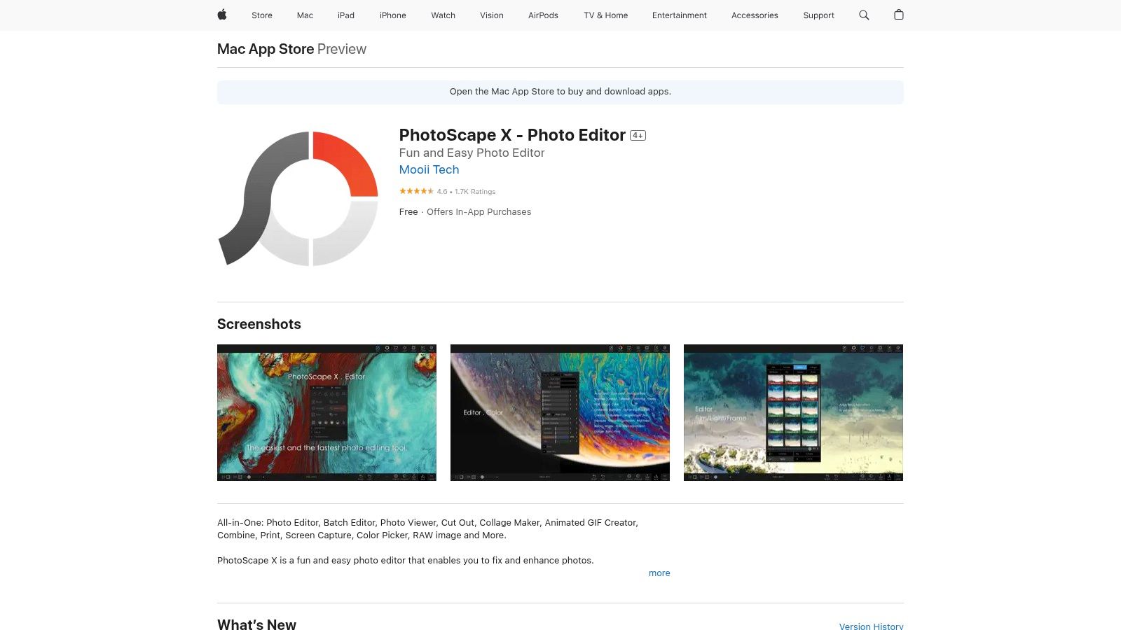 12 Best Free Photo Editing Software for Mac (2025 Review) 5 PhotoScape X