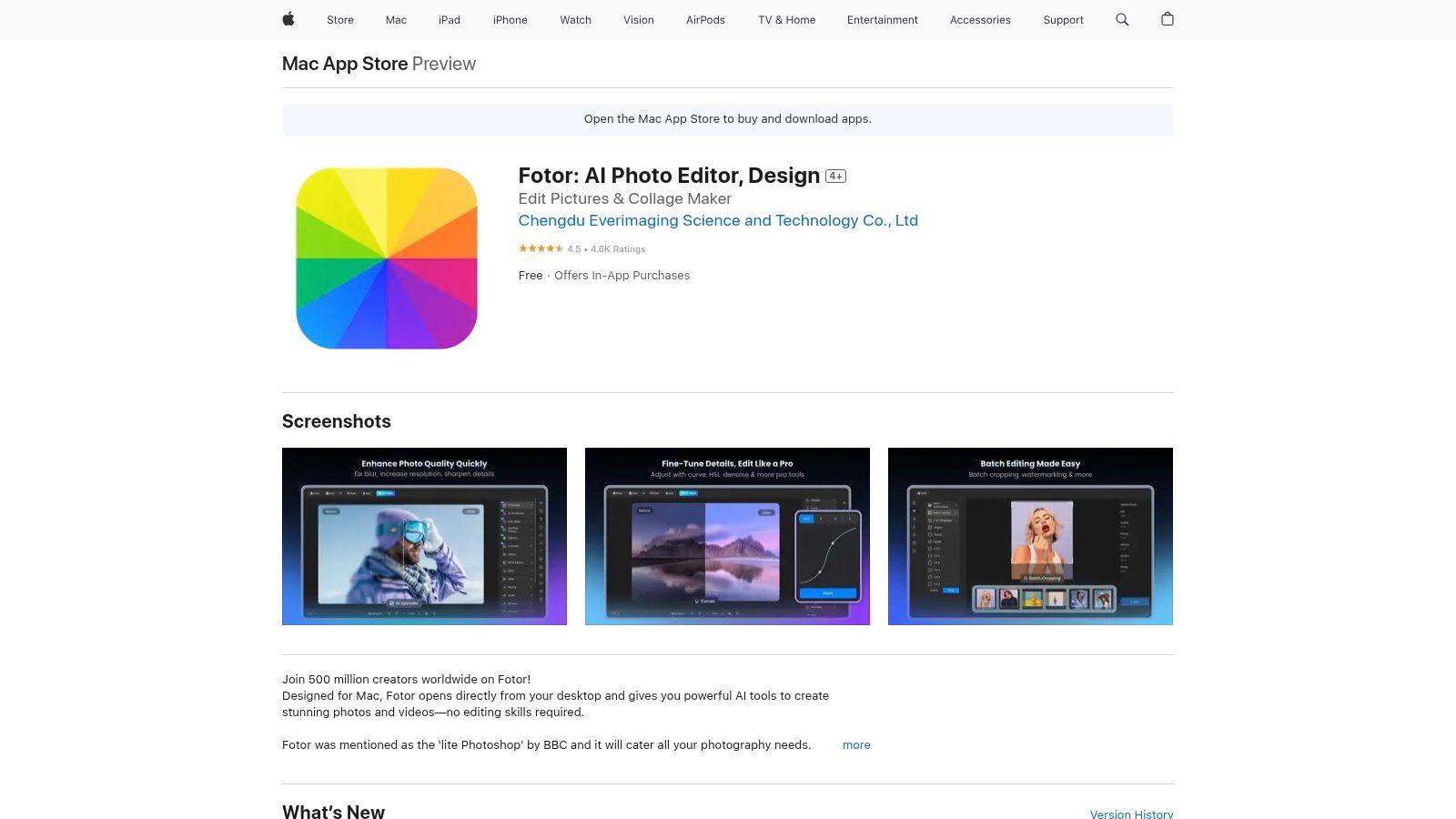 12 Best Free Photo Editing Software for Mac (2025 Review) 6 Fotor