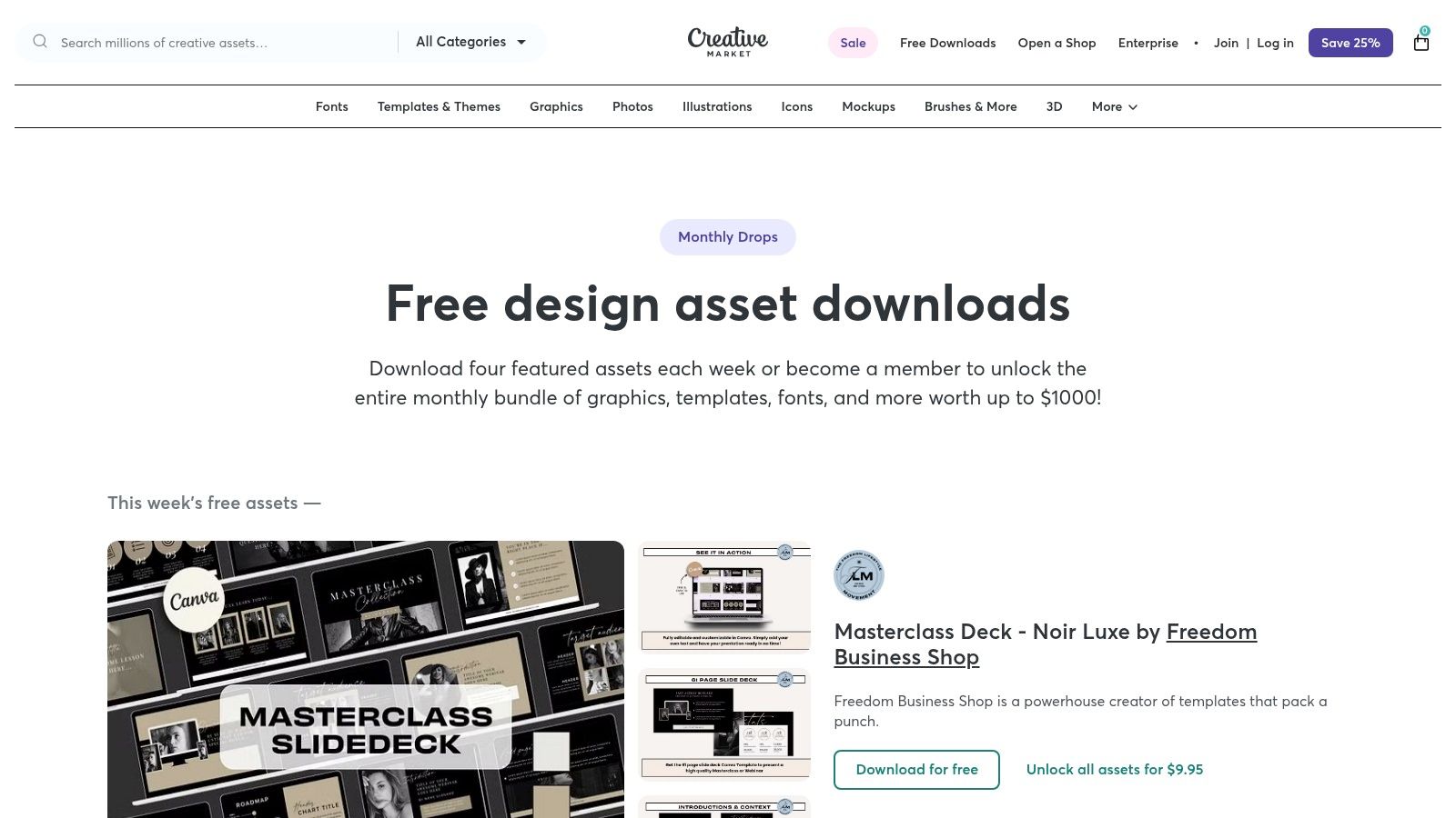 12 Best Free Lightroom Presets to Download in 2025 10 Creative Market (Free Goods + Membership "Drop")
