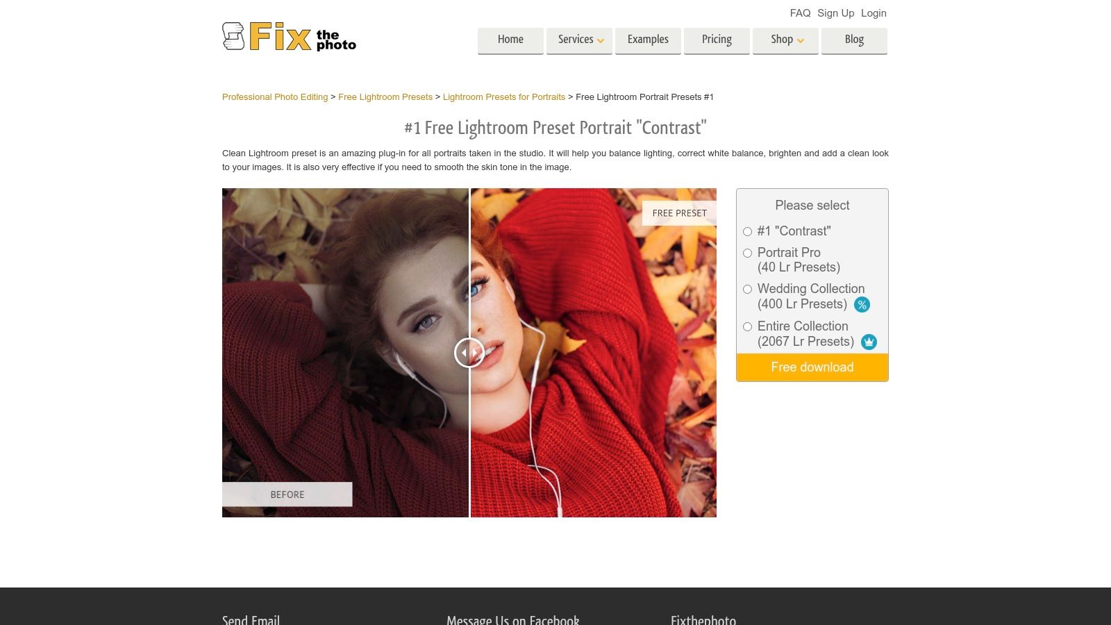 7 Best Free Lightroom Presets for Portraits in 2025 4 FixThePhoto